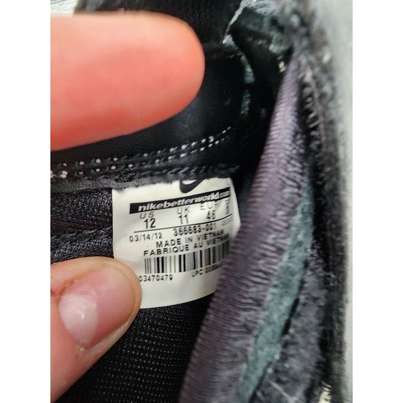 Nike Wrestling 366683-001 Men’s SZ 12 Shoes Black Lace Up & Strap - Picture 10 of 10